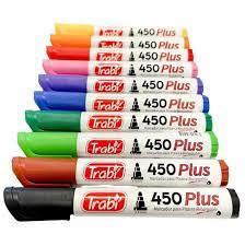 MARCADOR TRABI 450 P/PIZARRA COLORES