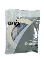 Cinta de Enmascarar 18 mm x 50 mts ONIX