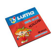 PAPEL GLACE LUMA COMUN SOBRE x 10 LUMA
