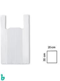 Bolsa camiseta 20 x 30 paquete x 100