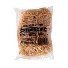 Banda elasticas bolsa x 100 gr Credencial