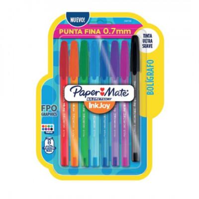  BOLIGRAFO PAPER MATE KM INKJOY  BLx8 